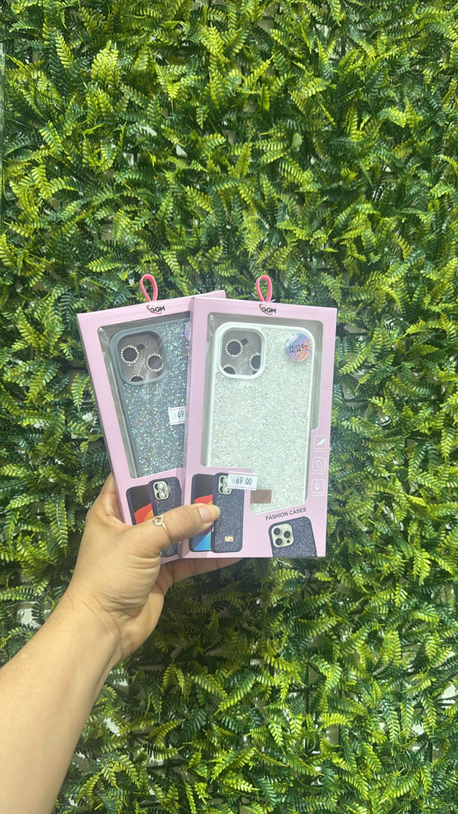 CAPA COM BRILHO PARA IPHONE 12I12PRO