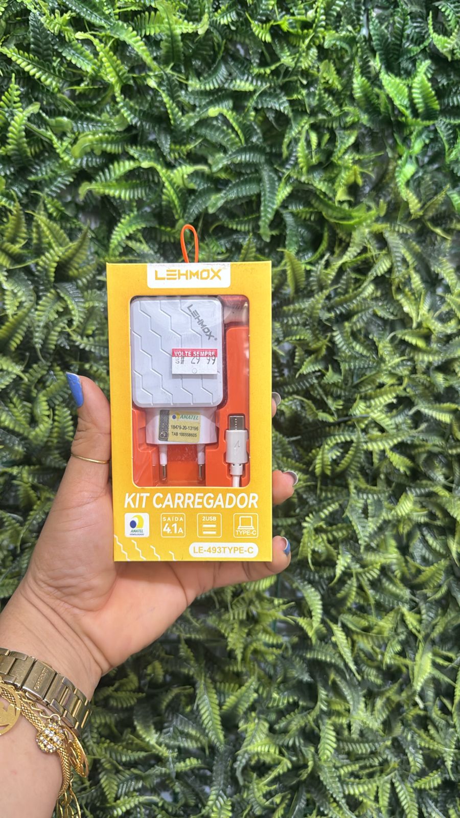 KIT CARREGADOR 4.1A TIPE C