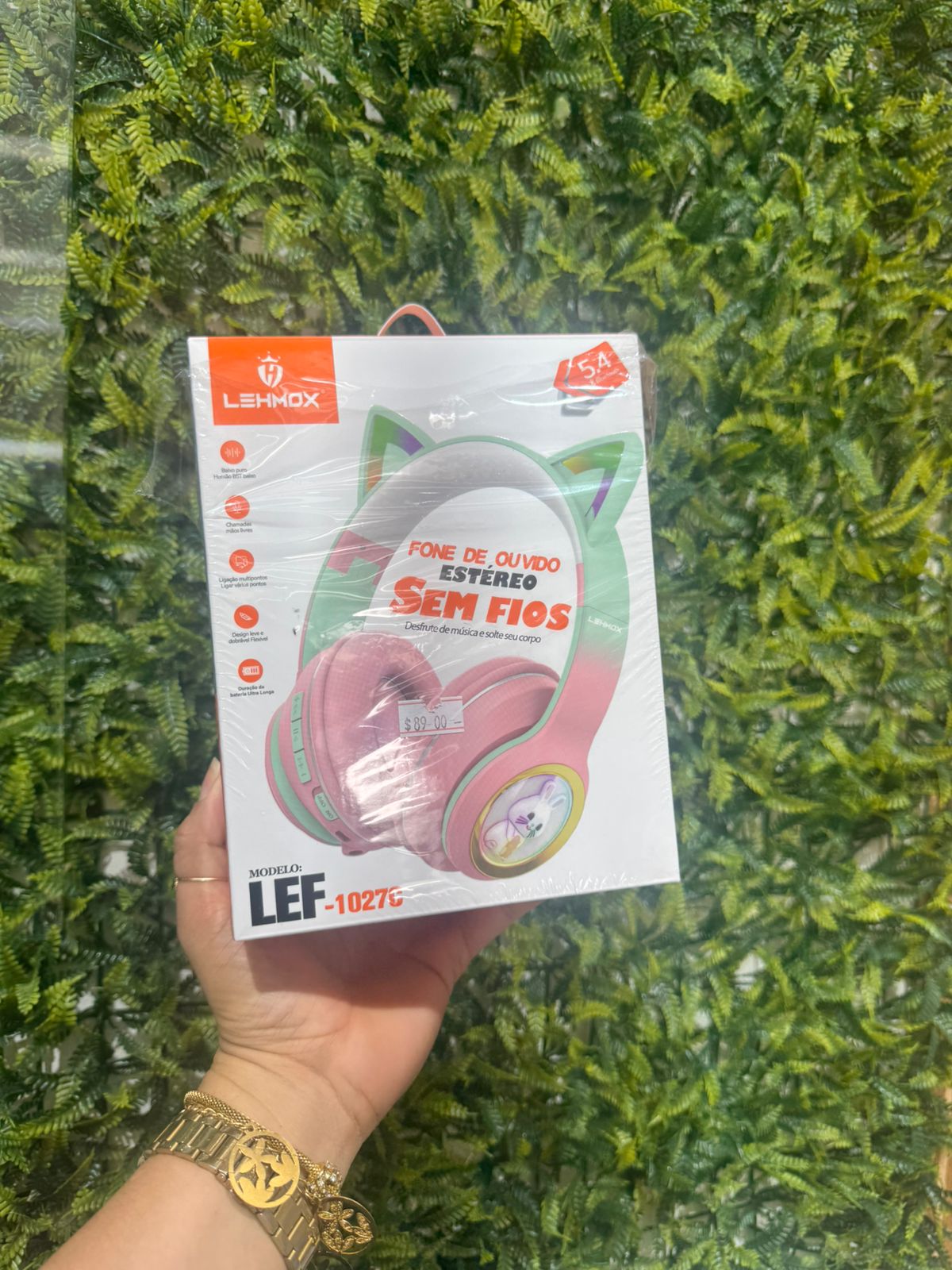 LEF-10270 LEHMOX FONE ESTEREO SEM FIOS